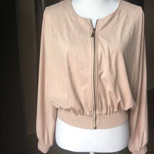 Suedette Bomber Jacket ✨Like New✨